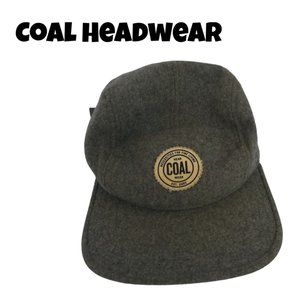 Coal Headwear 5 Panel Adjustable Strap Back Grey C